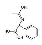 [(S)-acetamido(phenyl)methyl]boronic acid Structure