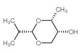 1,3-Dioxan-5-ol,4-methyl-2-(1-methylethyl)-,(2alpha,4alpha,5alpha)-(9CI)结构式