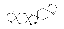 1,4,14,17-Tetraoxa-9-thia-20,21-diazatetraspiro[4.2.1.2.4.2.2.2]tricos-20-en Structure