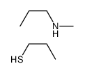 N-methylpropan-1-amine,propane-1-thiol Structure