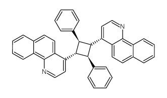 4-(3-benzo[h]quinolin-4-yl-2,4-diphenylcyclobutyl)benzo[h]quinoline结构式