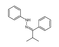 N-[2-Methyl-1-phenyl-prop-(Z)-ylidene]-N'-phenyl-hydrazine Structure