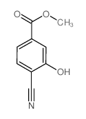 Methyl 4-cyano-3-hydroxybenzoate Structure