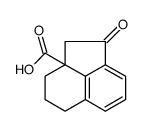 1-oxo-2,3,4,5-tetrahydroacenaphthylene-3a-carboxylic acid结构式