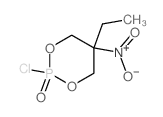 2-chloro-5-ethyl-5-nitro-1,3-dioxa-2$l^C5H9ClNO5P-phosphacyclohexane 2-oxide结构式