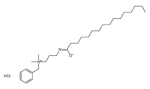 benzyldimethyl[3-[(1-oxohexadecyl)amino]propyl]ammonium chloride Structure