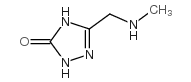 5-甲基氨基甲基-2,4-二氢-[1,2,4]噻唑-3-酮结构式