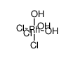 rhodium(III) trichloride trihydrate结构式