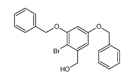 [2-bromo-3,5-bis(phenylmethoxy)phenyl]methanol结构式