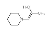 1-(2-Methyl-1-propenyl)piperidine Structure