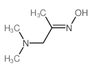 N-(1-dimethylaminopropan-2-ylidene)hydroxylamine结构式