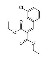 (m-Chlorobenzylidene)malonic acid diethyl ester Structure