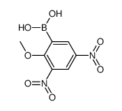 2-methoxy-3,5-dinitrophenylboronic acid结构式