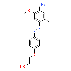 2-[4-[(4-amino-5-methoxy-2-methylphenyl)azo]phenoxy]ethanol结构式