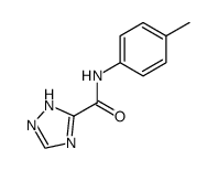 1H-[1,2,4]triazole-3-carboxylic acid 4-methyl-anilide结构式