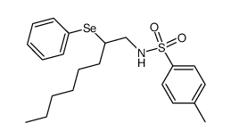 4-methyl-N-(2-(phenylselanyl)octyl)benzenesulfonamide结构式