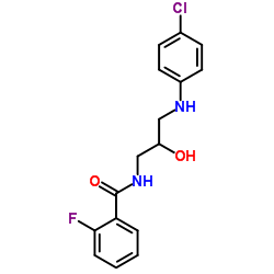 N-{3-[(4-Chlorophenyl)amino]-2-hydroxypropyl}-2-fluorobenzamide Structure