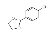 2-(4-chlorophenyl)-1,3,2-dioxaborolane结构式