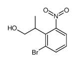 2-(2-bromo-6-nitrophenyl)propan-1-ol Structure