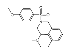 8-((4-methoxyphenyl)sulfonyl)-1-methyl-2,3,7,8,9,9a-hexahydro-1H-benzo[de][1,7]naphthyridine Structure