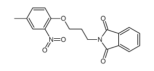2-[3-(4-methyl-2-nitrophenoxy)propyl]isoindole-1,3-dione Structure