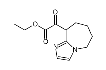 ethyl 2-oxo-2-(6,7,8,9-tetrahydro-5H-imidazo[1,2-a]azepin-9-yl)acetate结构式
