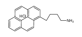 4-pyren-1-ylbutan-1-amine,hydrochloride结构式