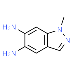 1H-Indazole-5,6-diamine,1-methyl-结构式