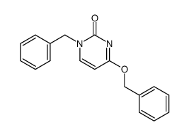 1-benzyl-4-benzyloxy-1H-pyrimidin-2-one结构式