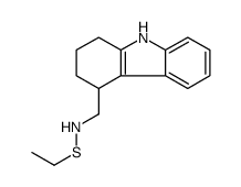 N-ethylsulfanyl-1-(2,3,4,9-tetrahydro-1H-carbazol-4-yl)methanamine Structure