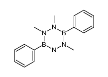 1,2,4,5-tetramethyl-3,6-diphenyltetraazadiborane结构式