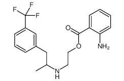 2-[1-[3-(trifluoromethyl)phenyl]propan-2-ylamino]ethyl 2-aminobenzoate Structure
