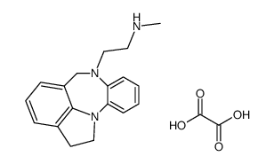 7-(2-(Methylamino)ethyl)-1,2,6,7-tetrahydroindolo(1,7-ab)(1,5)benzodiazepine oxalate结构式