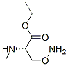 Serine, O-amino-N-methyl-, ethyl ester (9CI)结构式