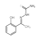 [[(1Z)-1-(6-oxo-1-cyclohexa-2,4-dienylidene)ethyl]amino]thiourea structure