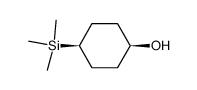 cis-4-(trimethylsilyl)cyclohexanol Structure