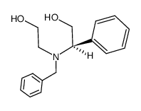 (R)-2-(benzyl(2-hydroxyethyl)amino)-2-phenylethan-1-ol Structure