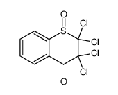 2,3-dichlorothiochromen-4-one S-oxide结构式