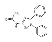 N-(4,5-diphenyl-1,3-selenazol-2-yl)acetamide structure