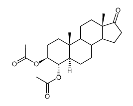 4-acetoxy-androsta-3,5-diene-7,17-dione结构式