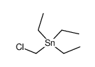 (Chlormethyl)triaethylstannan结构式