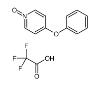 1-oxido-4-phenoxypyridin-1-ium,2,2,2-trifluoroacetic acid结构式