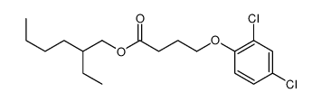 2-ethylhexyl 4-(2,4-dichlorophenoxy)butyrate Structure