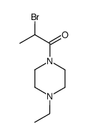 2-bromo-1-(4-ethylpiperazin-1-yl)propan-1-one Structure