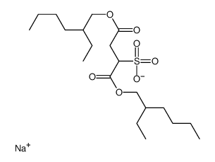 Sodium 1,4-bis[(2-ethylhexyl)oxy]-1,4-dioxo-2-butanesulfonate结构式