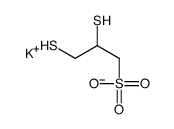 potassium 2,3-dimercaptopropanesulphonate结构式