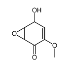 (1α,6α)-3-Methoxy-5α-hydroxy-7-oxabicyclo[4.1.0]hepta-3-ene-2-one结构式