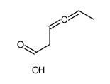 hexa-3,4-dienoic acid Structure