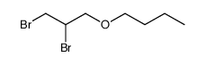 1-(2,3-dibromo-propoxy)-butane结构式