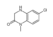 6-氯-1-甲基-3,4-二氢喹喔啉-2(1H)-酮结构式